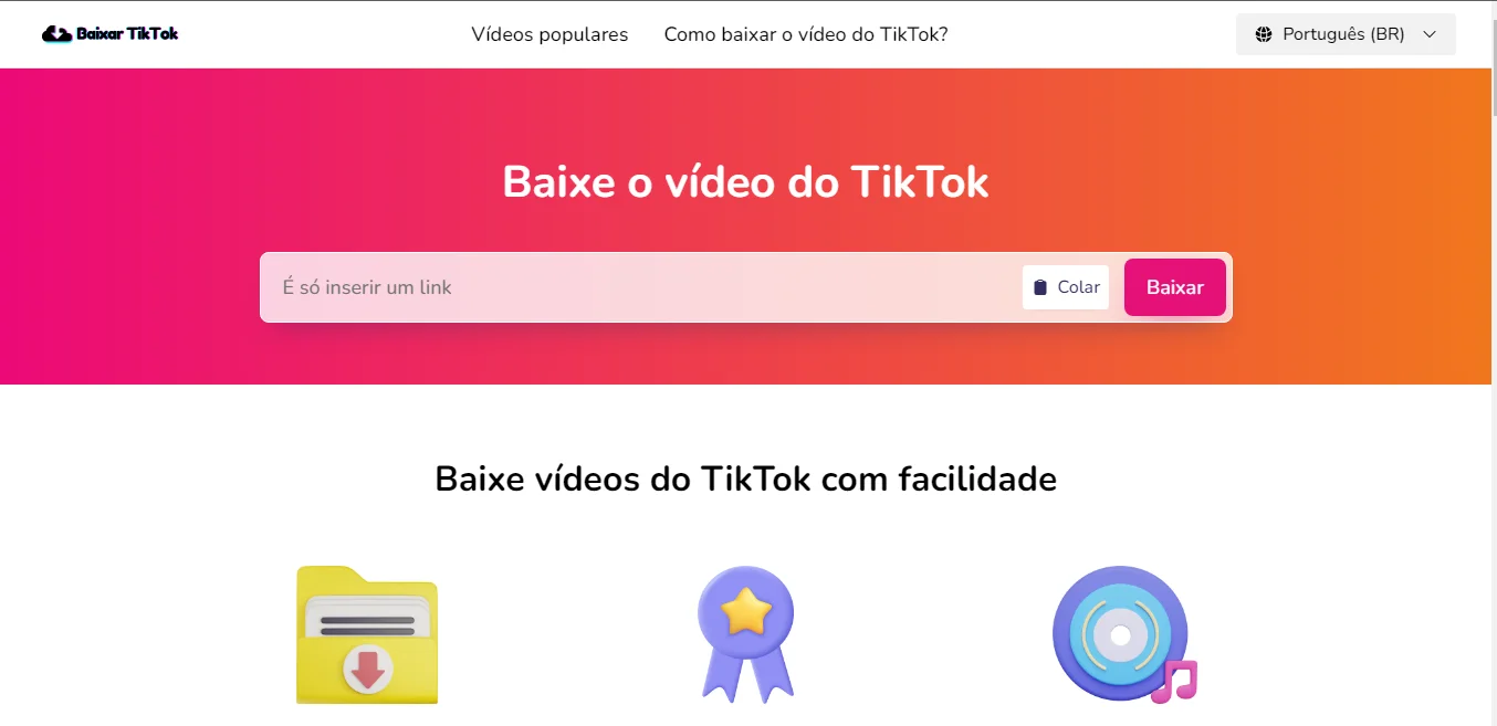 Baixar TikTok sem marca d'agua