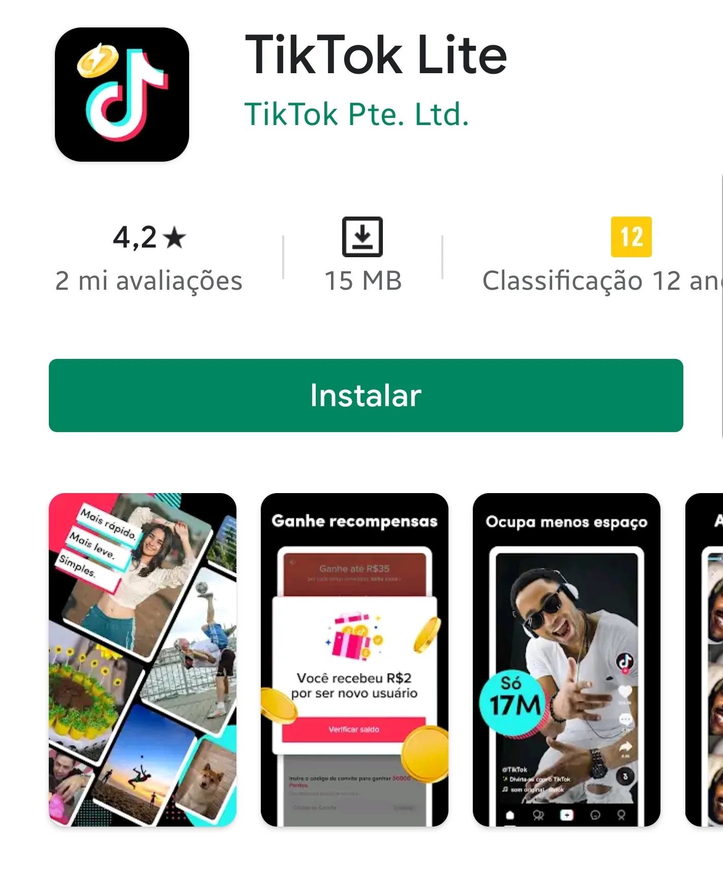 o que é tiktok lite