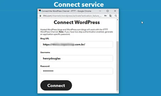 Imagem 10 conectar ao site wordpress