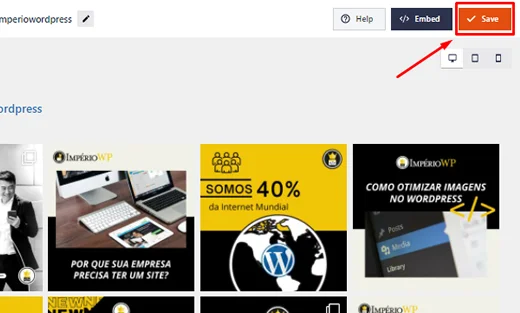 Imagem 20 salvar feed
