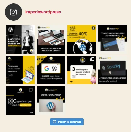 postar automaticamente novas fotos do Instagram no WordPress